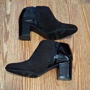 Life Stride Parigi Black Booties sz 7